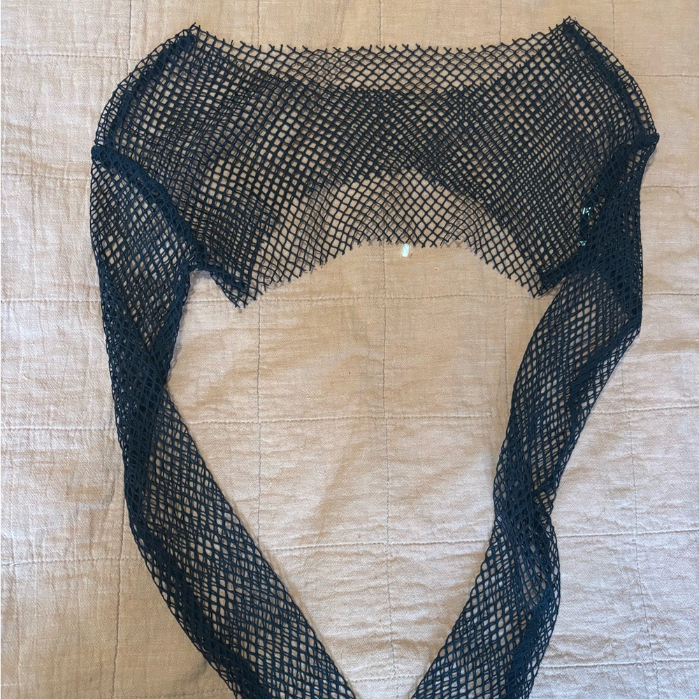 Elegant Black Fishnet Women's Intimate